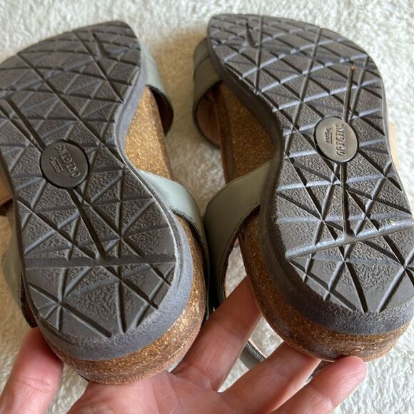 Earth Origins‎ Comfort Sandals Orlene Blue Leather Hook & Loop Strap women’s 10 - Picture 7 of 8